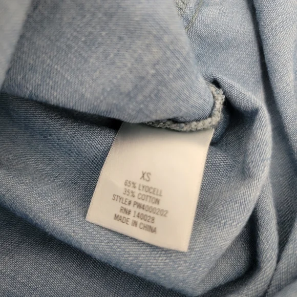 Harper Heritage Chambray Denim Romper - Picture 9 of 12